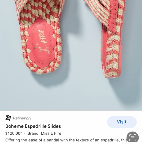 Miss L fire espadrille sandals NEVER WORN - Picture 3 of 7